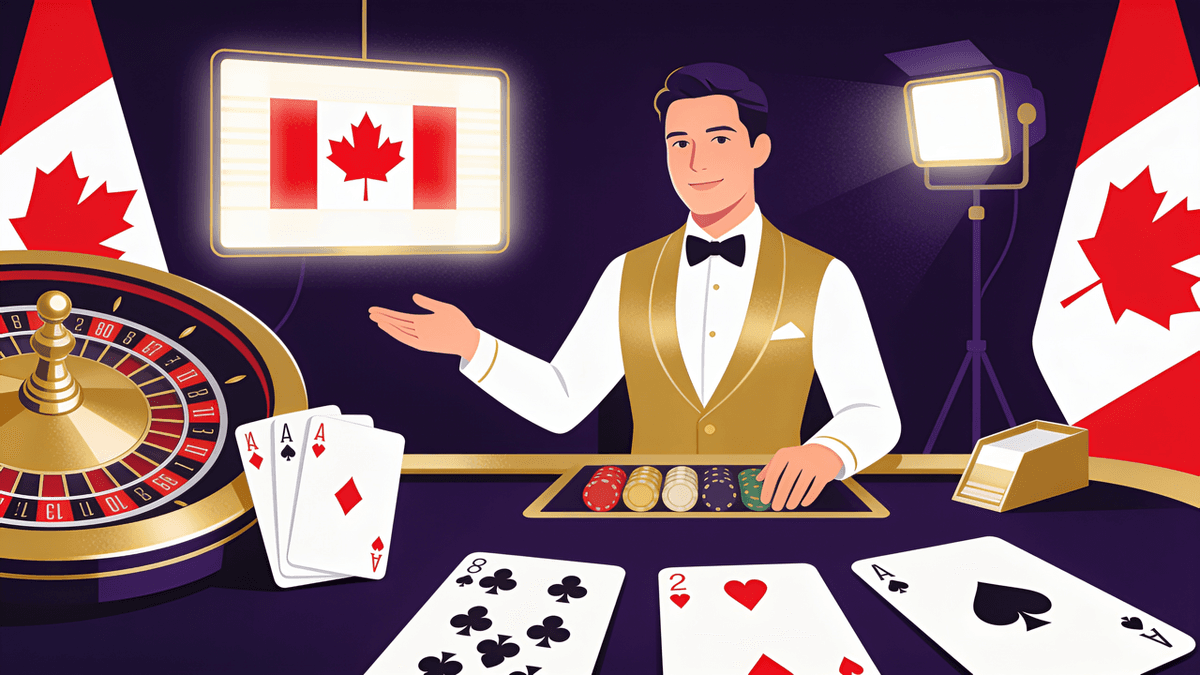 Live dealer casino table